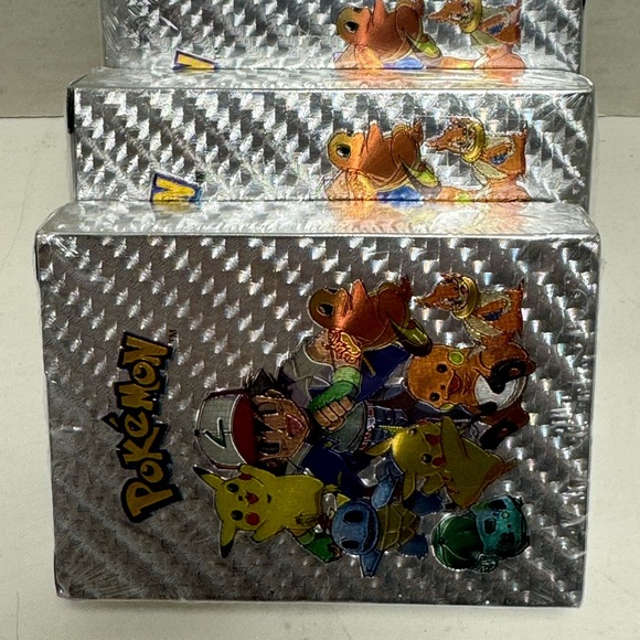 Lot of 3 X 55 Pack Pokemon Cards Silver Foil Vmax GX Energy Card Collectible New - Picture 5 of 16